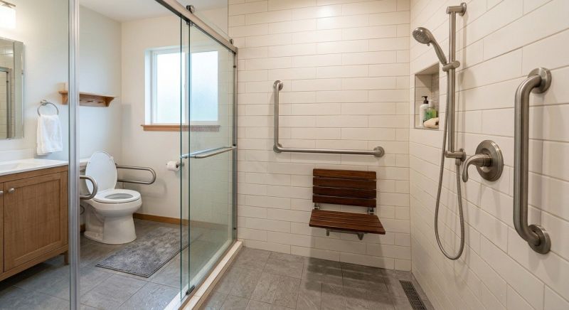 Accessible Shower Construction in Portland, ME