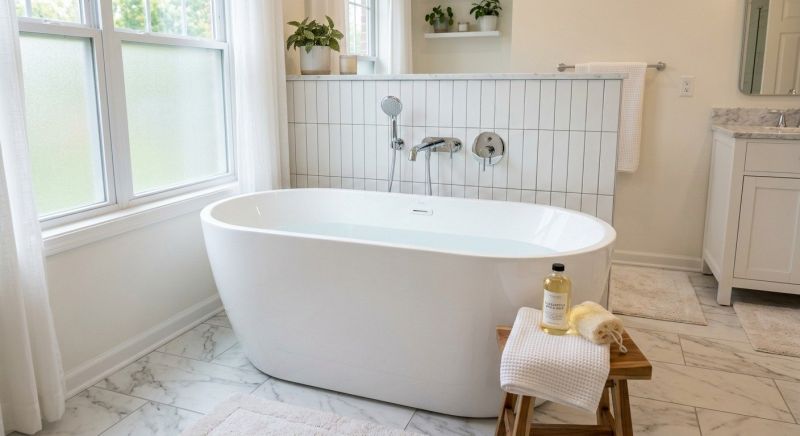 Freestanding Tub Installation in Lancaster, PA
